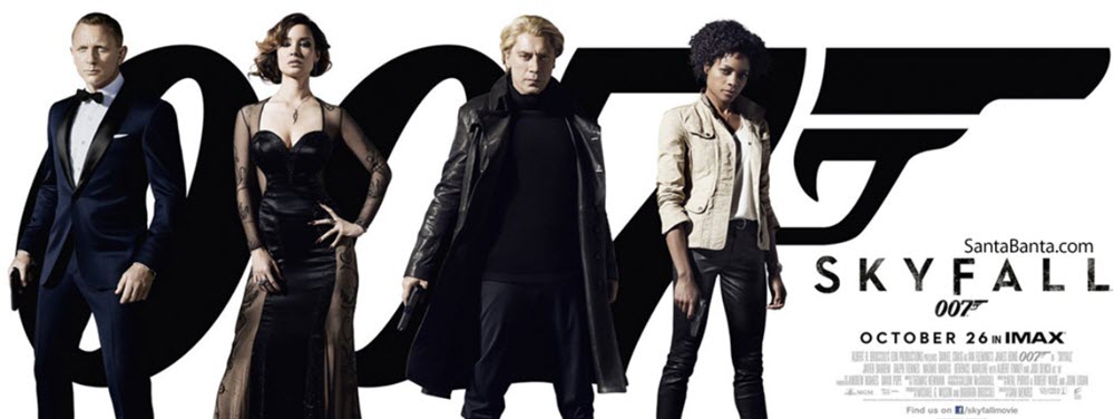 Skyfall, James bond och rakknivar